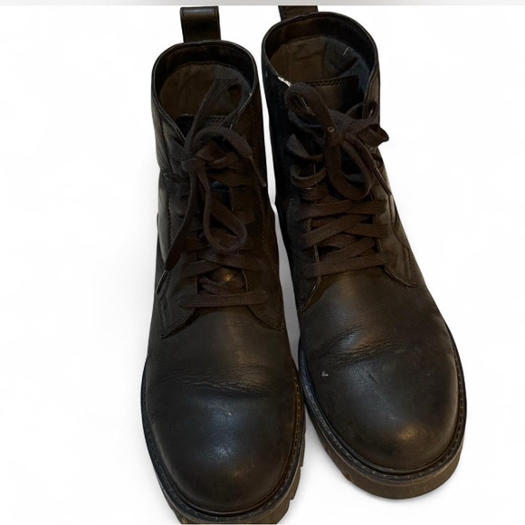 Women’s UGG Black Lace-Up Boots - Picture 3 of 7